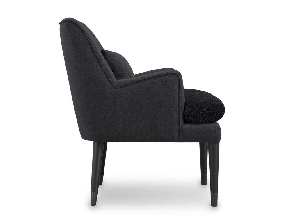 LPD LPD Montana Anthracite Fabric Accent Chair