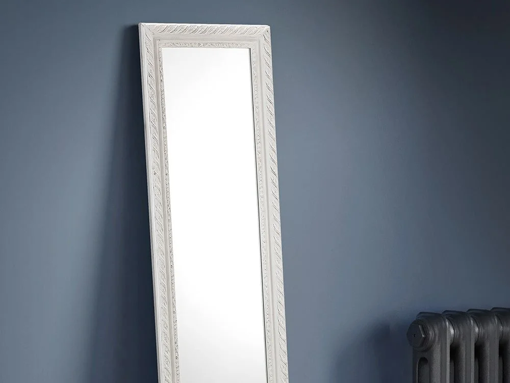 Julian Bowen Julian Bowen Allegro White Wall Mirror