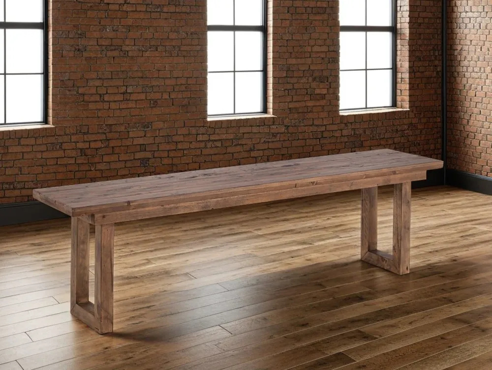 Julian Bowen Julian Bowen Woburn 160cm Reclaimed Pine Dining Bench