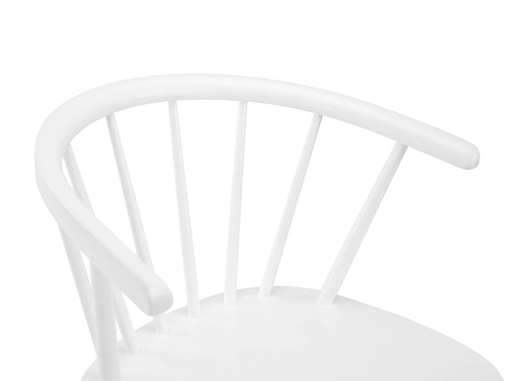 Julian Bowen Julian Bowen Modena White Wooden Dining Chair