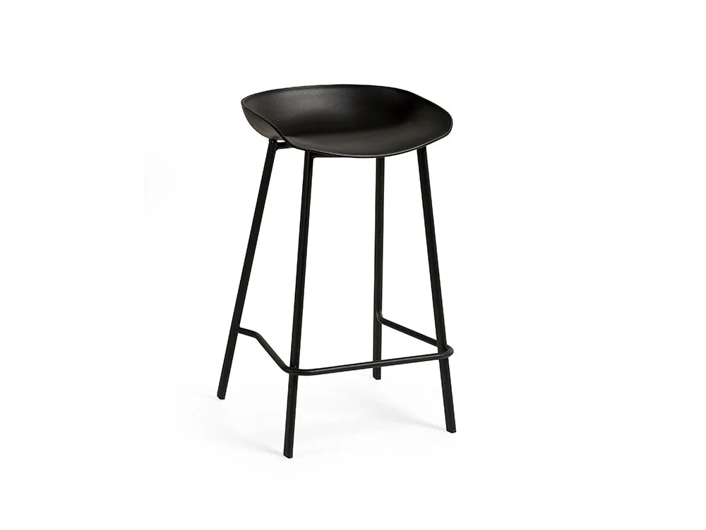 Julian Bowen Julian Bowen Renzo Black Bar Stool