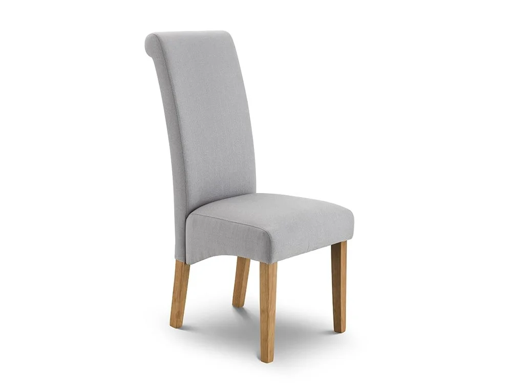 Julian Bowen Julian Bowen Rio Grey Fabric Dining Chair