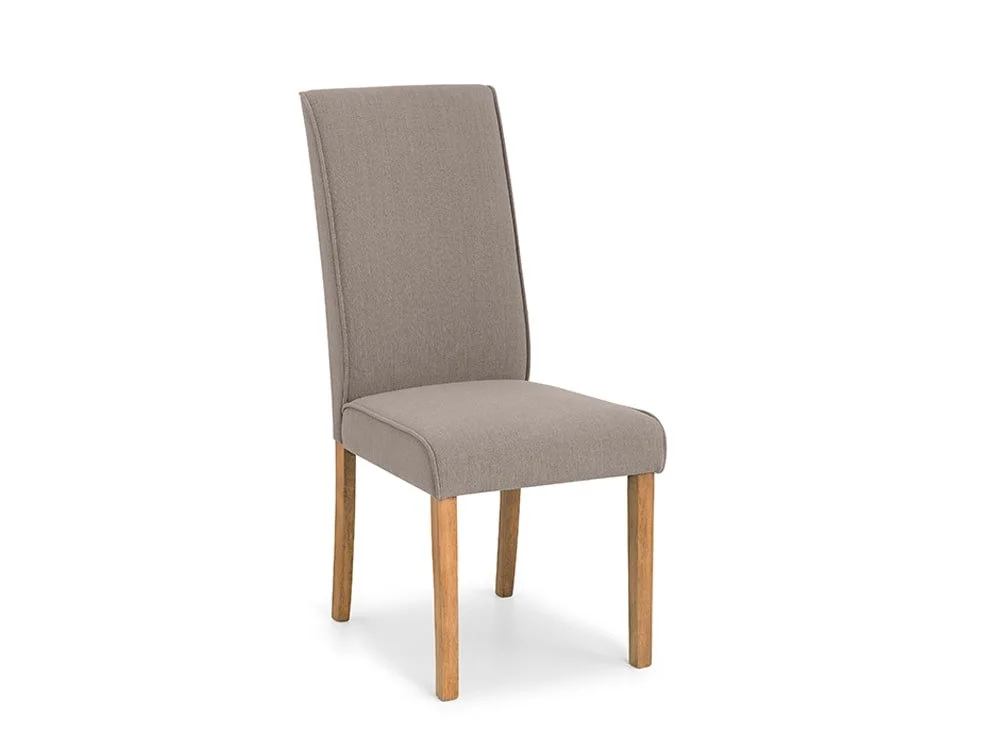 Julian Bowen Julian Bowen Seville Taupe Fabric Dining Chair