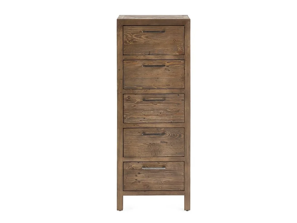 ASC ASC Hatton Reclaimed Pine 5 Drawer Tall Chest of Drawers (Assembled)