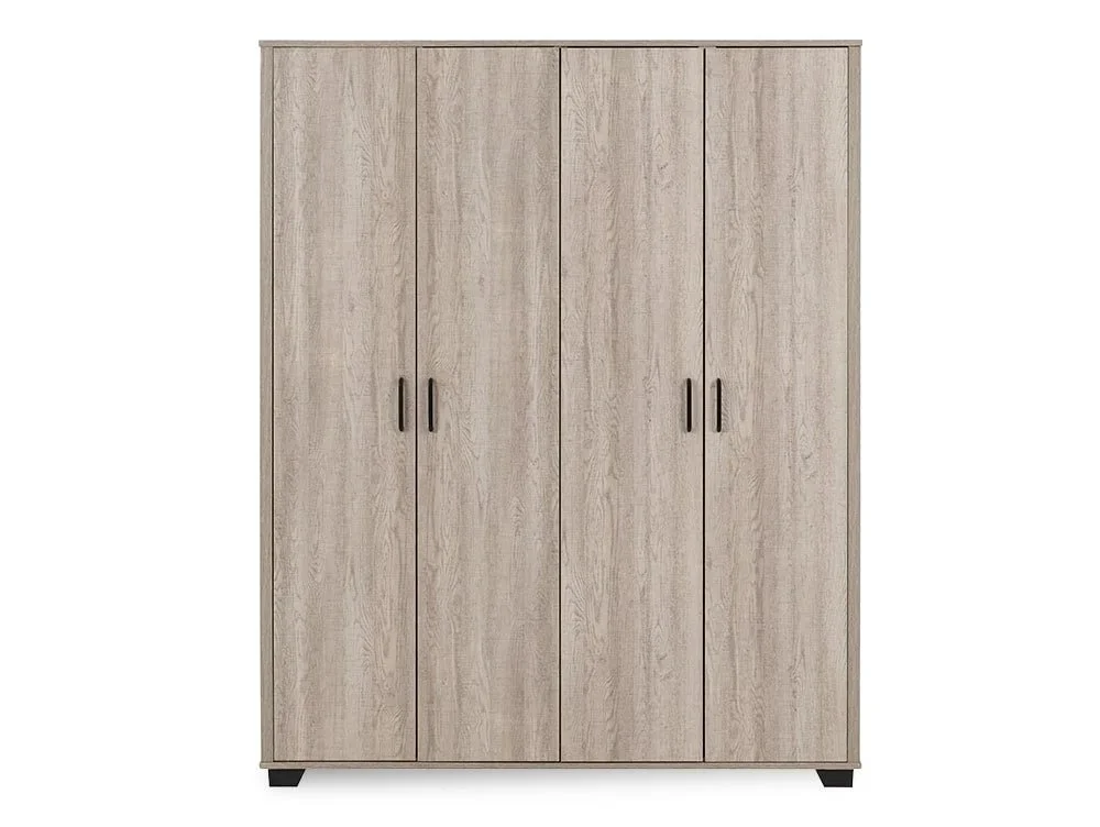 Seconique Seconique Oliver Light Oak 4 Piece Large Bedroom Furniture Package