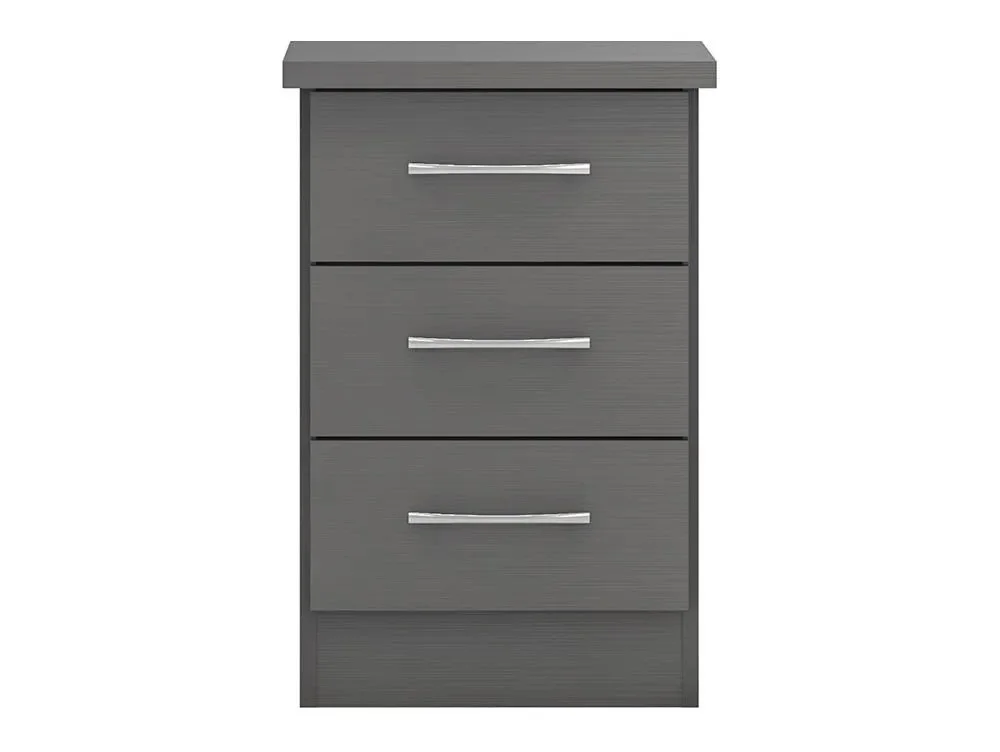 Seconique Seconique Nevada Matt Grey 4 Piece Medium Bedroom Furniture Package