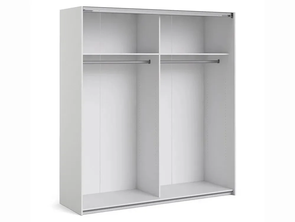 Furniture To Go Clearance - Furniture To Go Verona White Sliding Door Large Double Wardrobe