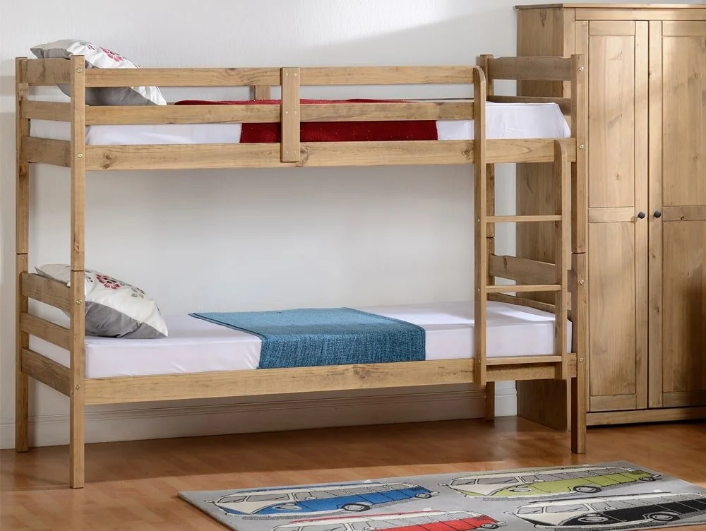 Seconique Seconique Panama 3ft Pine Wooden Bunk Bed Frame