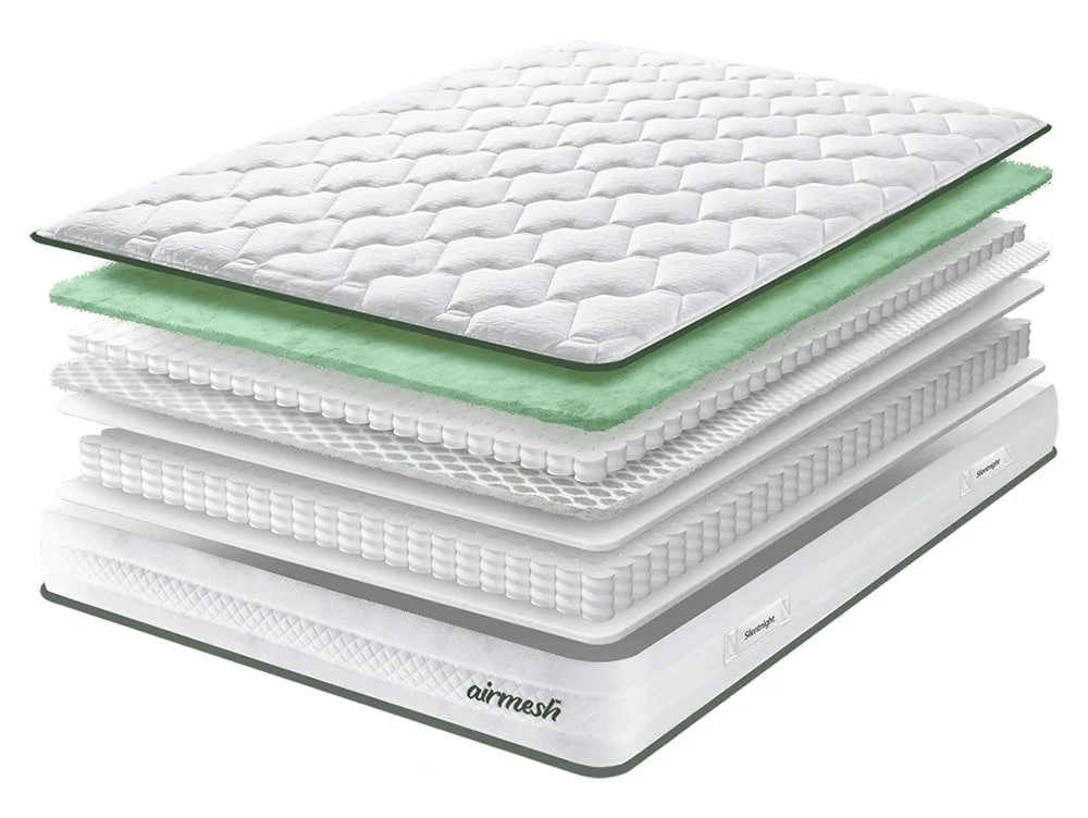 Silentnight Silentnight Airmesh Mirapocket 1600 5ft king Size Mattress