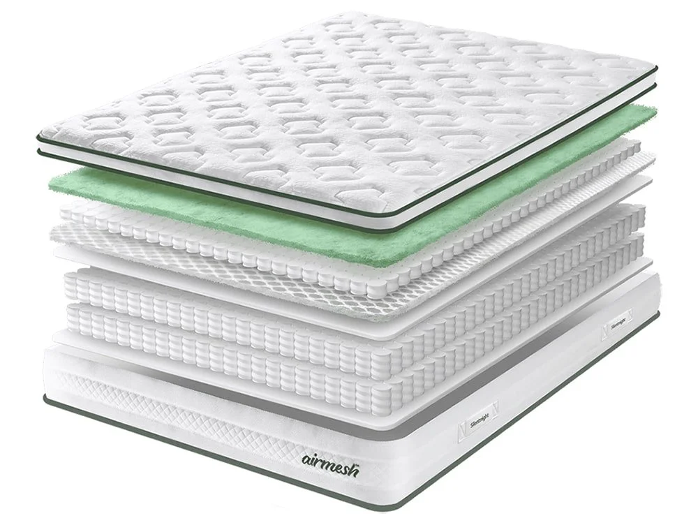 Silentnight Silentnight Airmesh Mirapocket 3000 Pillowtop 3ft Single Mattress