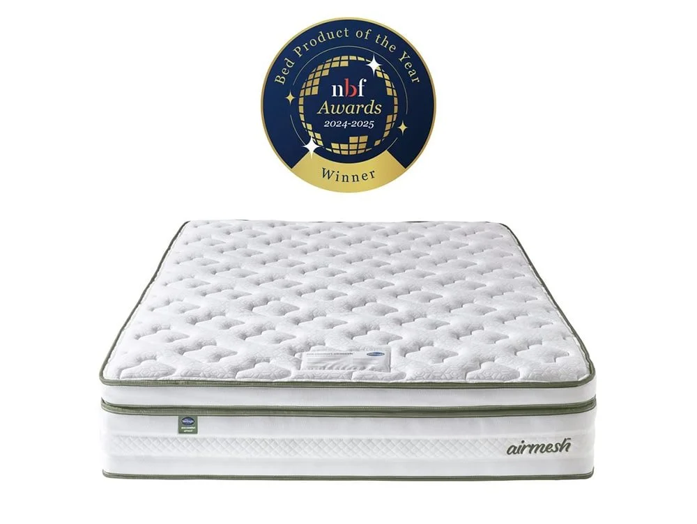 Silentnight Silentnight Airmesh Mirapocket 3000 Pillowtop 4ft6 Double Mattress