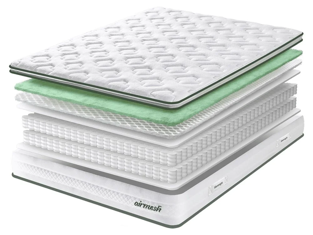 Silentnight Silentnight Airmesh Mirapocket 2000 Pillowtop 3ft Single Mattress