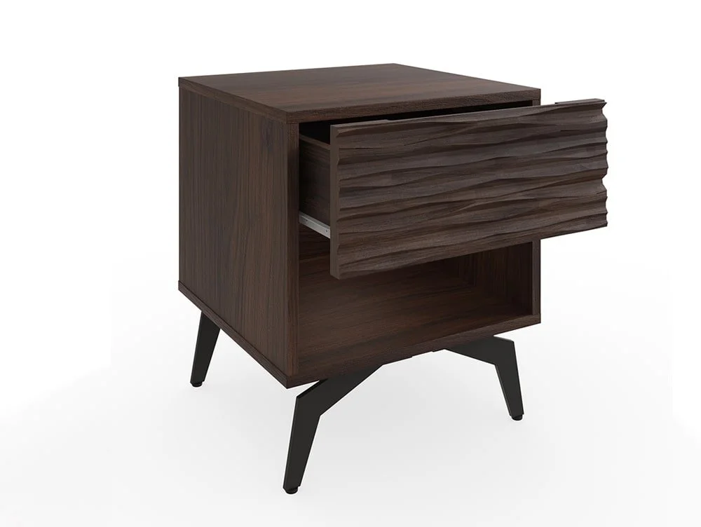 GFW GFW Bantham Walnut 1 Drawer Lamp Table