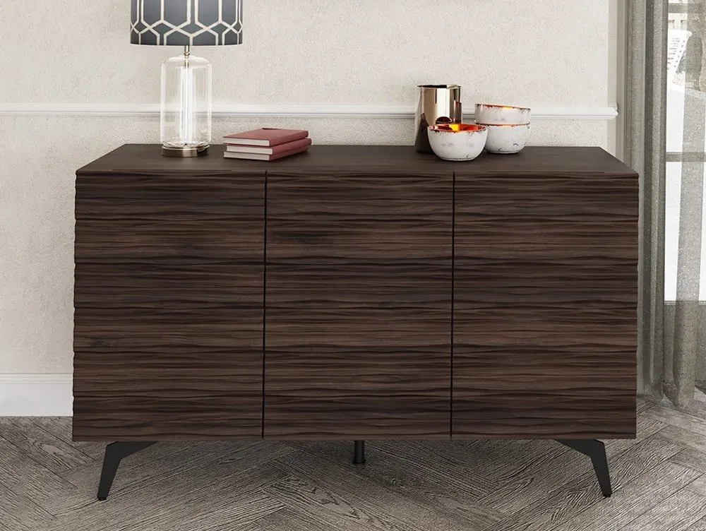 GFW GFW Bantham Walnut 3 Door Sideboard