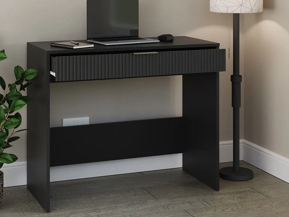 GFW GFW Rankin Black 1 Drawer Desk