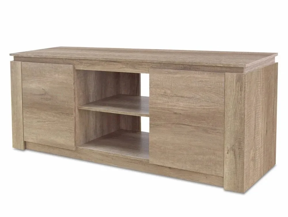 GFW Clearance - GFW Canyon Oak 2 Door TV Cabinet