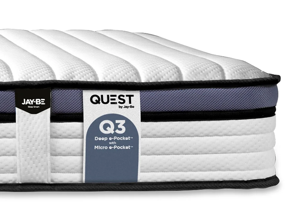 Jay-Be Jay-Be QUEST Q3 Hybrid e-Pocket Eco-Friendly Children's 3ft Single Mattress in a Box