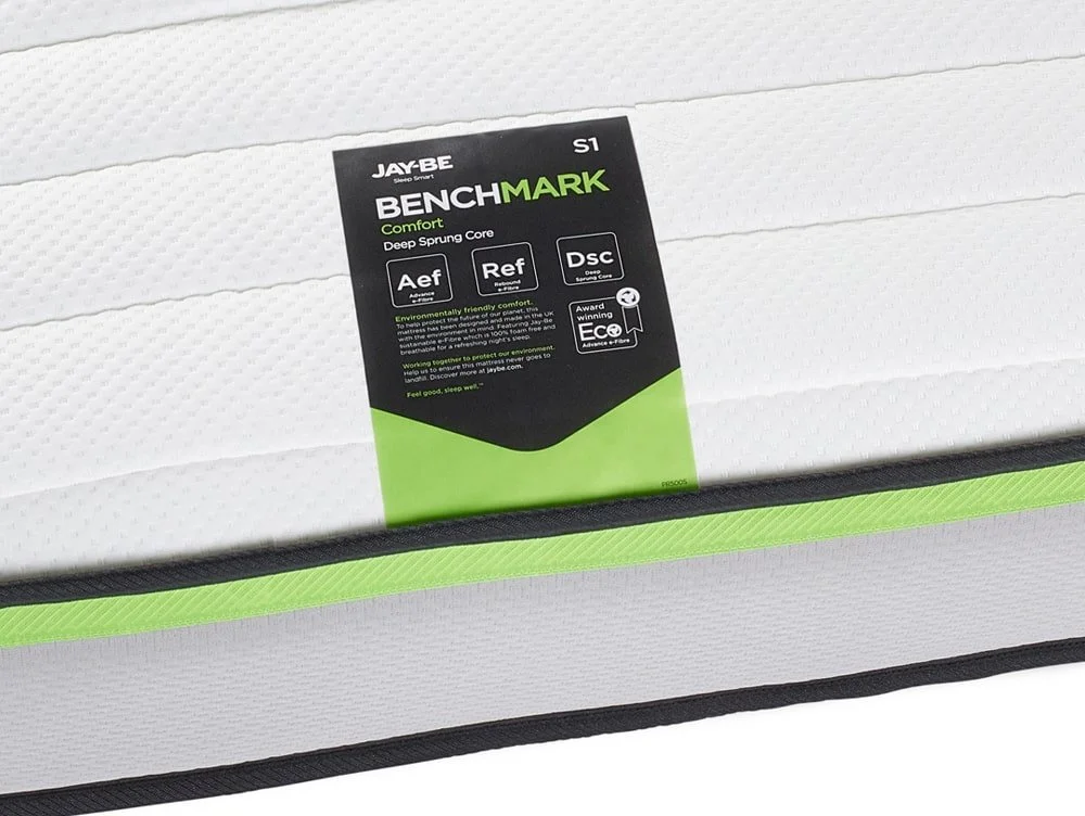 Jay-Be Jay-Be Benchmark S1 Comfort Eco-Friendly 4ft Small Double Mattress in a Box