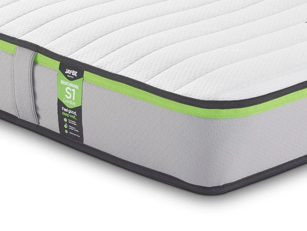 Jay-Be Jay-Be Benchmark S1 Comfort Eco-Friendly 4ft Small Double Mattress in a Box