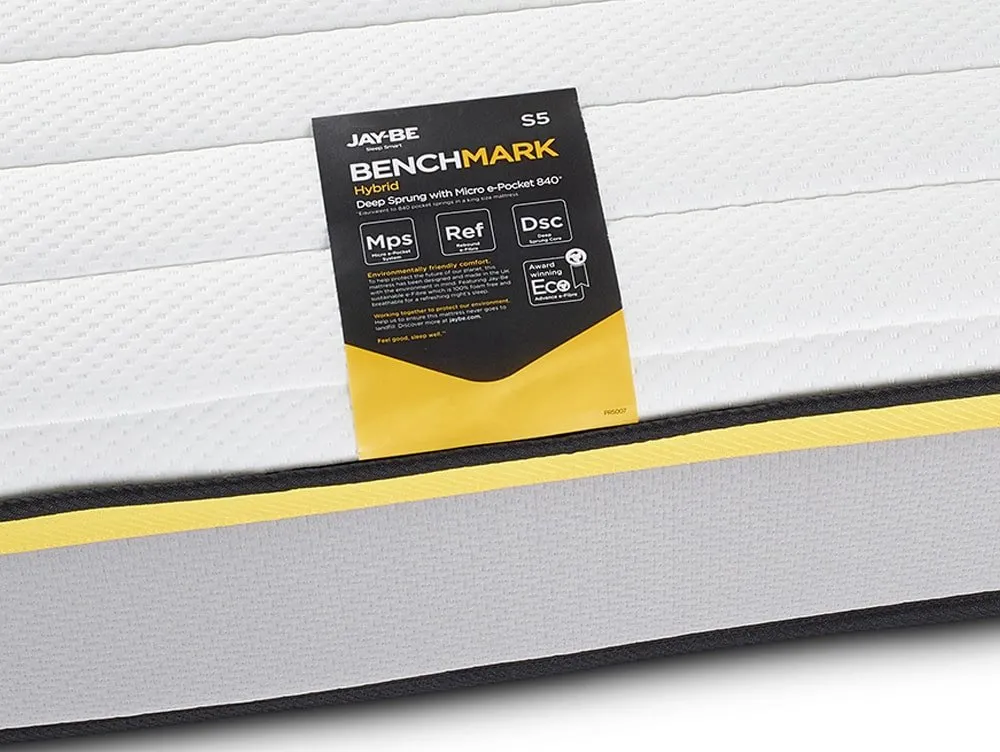 Jay-Be Jay-Be Benchmark S5 Hybrid Eco-Friendly 4ft Small Double Mattress in a Box