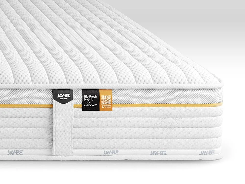 Jay-Be Jay-Be Bio Fresh Hybrid 2000 e-Pocket Eco-Friendly 3ft Single Mattress in a Box