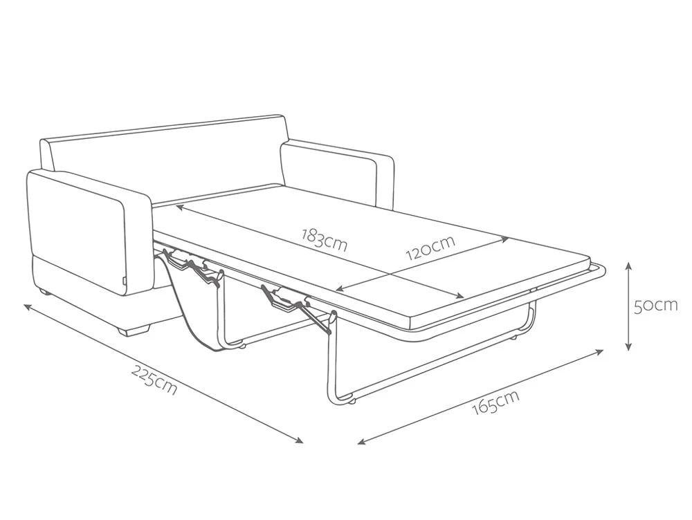 Jay-Be Jay-Be Urban 2 Seater Sofa Bed