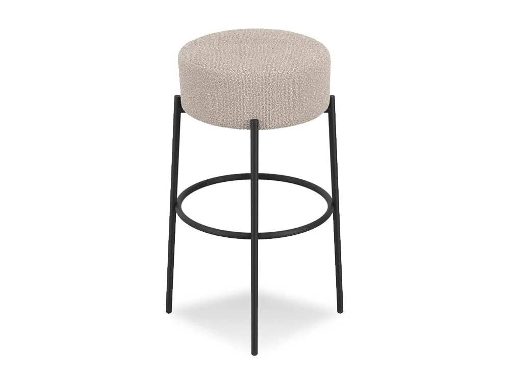 LPD LPD Anais Buff Boucle Fabric Bar Stool