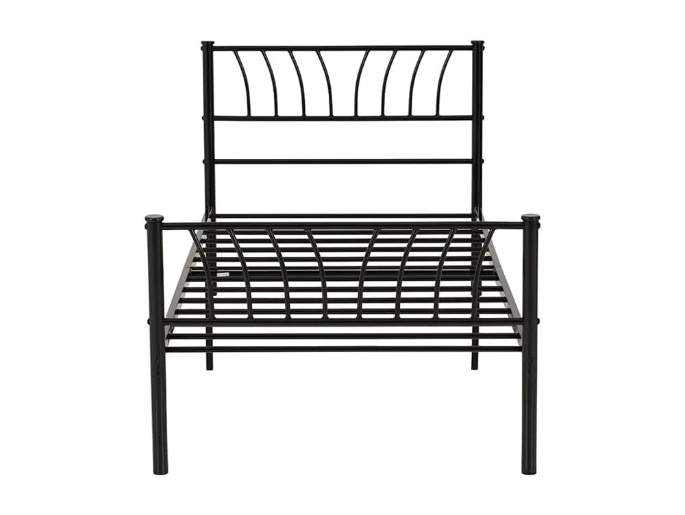 Seconique Seconique Harlow 3ft Single Black Metal Bed Frame