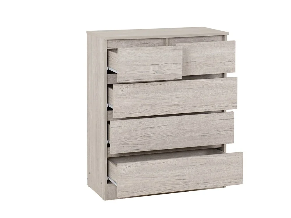 Seconique Seconique Malvern Urban Snow 3+2 Drawer Chest of Drawers