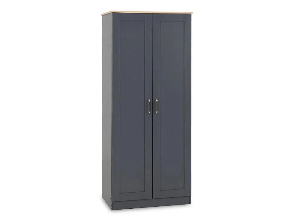 Seconique Seconique Portland Grey and Oak 3 Piece Bedroom Furniture Package