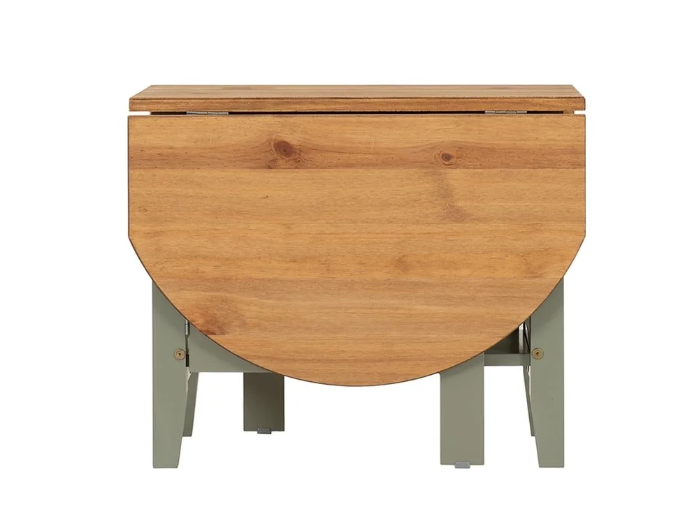 Seconique Seconique Santos Green and Pine Drop Leaf Coffee Table