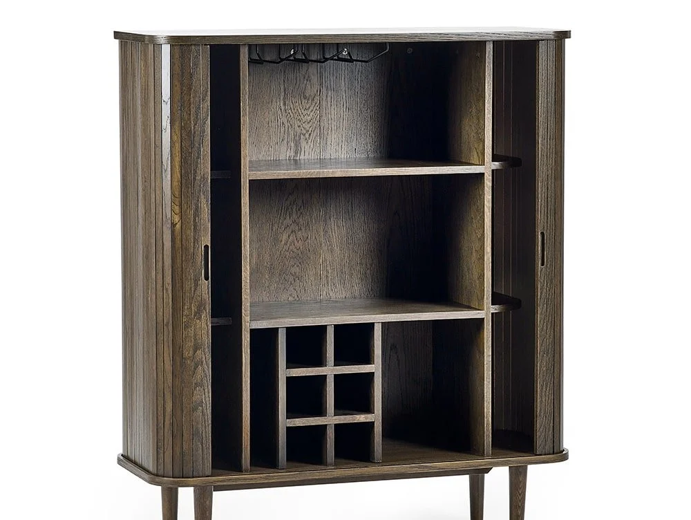 Julian Bowen Julian Bowen Arya Dark Oak 2 Door Wine Cabinet