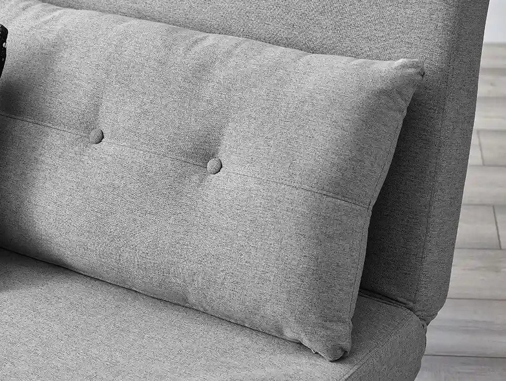 Julian Bowen Julian Bowen Rowan Light Grey Fabric Sofa Bed