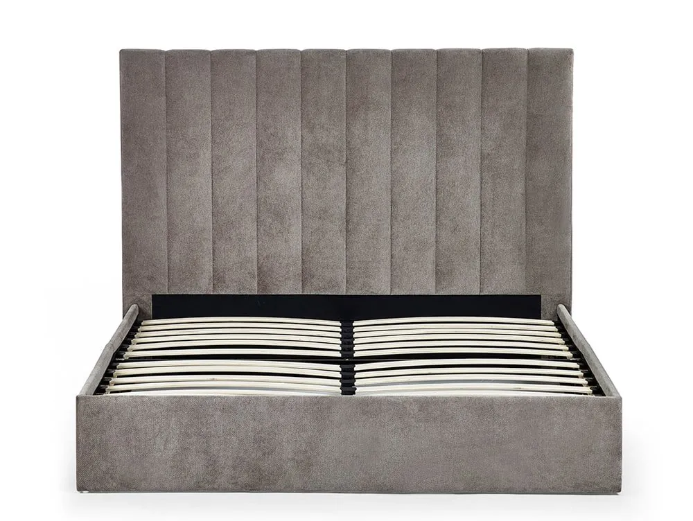 Julian Bowen Julian Bowen Eloise 4ft6 Double Grey Fabric Bed in a Box