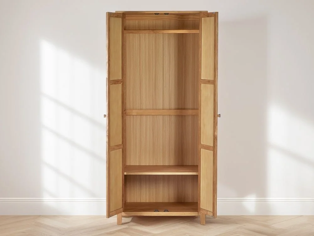 Julian Bowen Julian Bowen Coxmoor Oak 2 Door Wardrobe