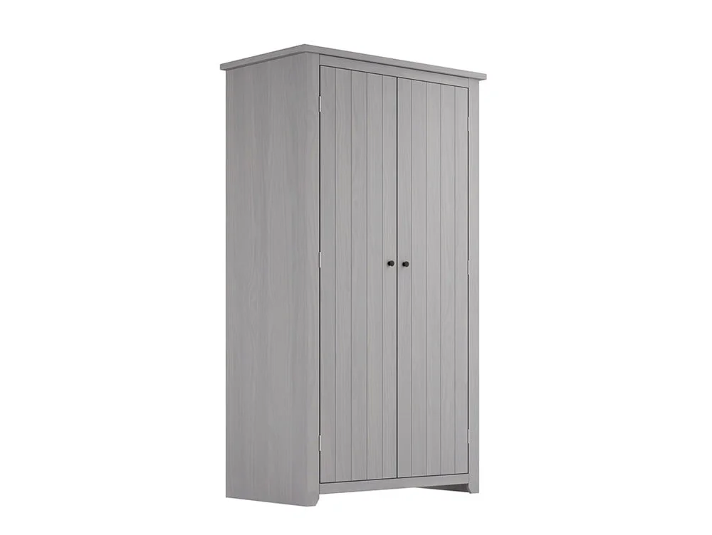 LPD LPD Havana Grey 2 Door Double Wardrobe