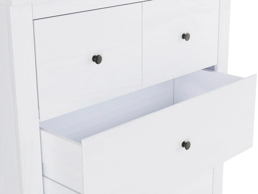 LPD LPD Havana White 3+2 Drawer Chest of Drawers