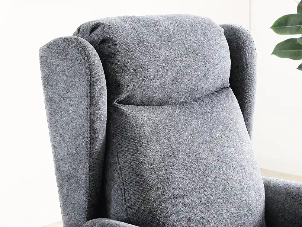 Kyoto Kyoto Fletcher Dual Motor Grey Fabric Riser Recliner Chair