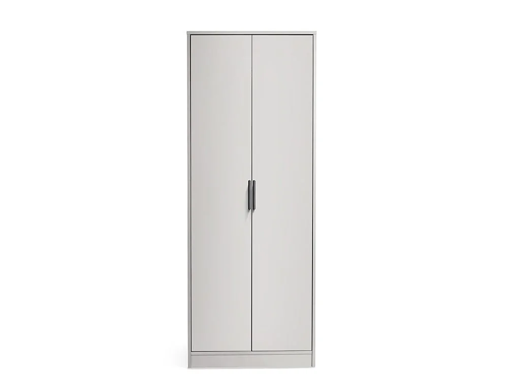 Julian Bowen Julian Bowen Alba Silk Grey 2 Door Wardrobe