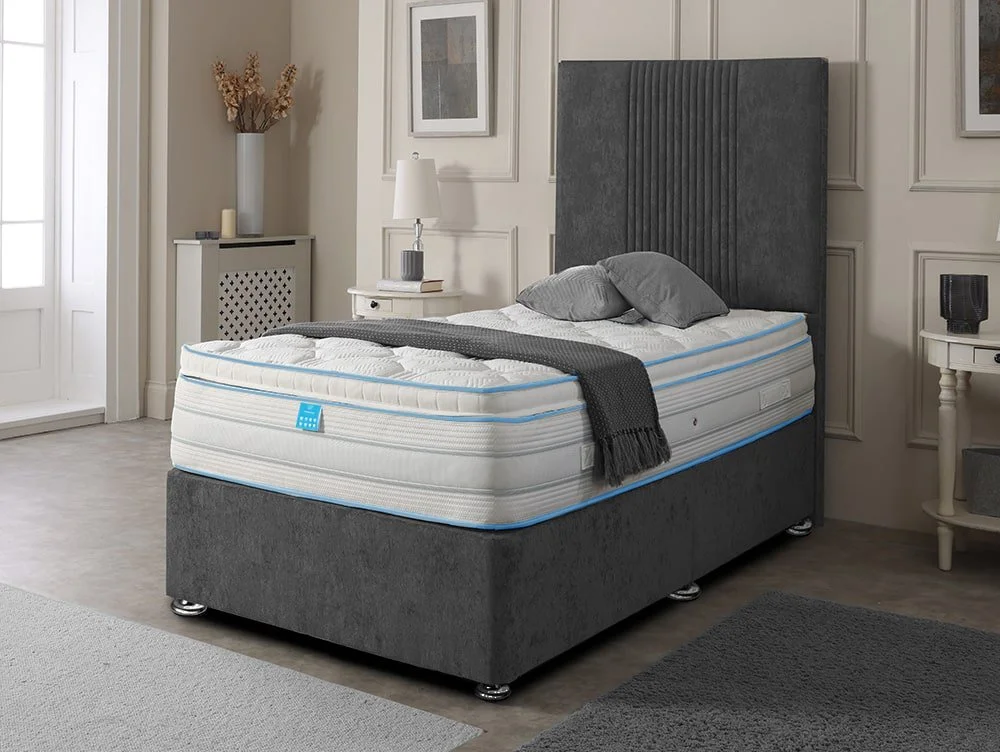 Willow & Eve Willow & Eve Bed Co. Thermacool Gel Pocket 3000 Boxtop 2ft6 Small Single Divan Bed