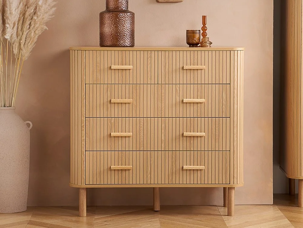 Birlea Furniture & Beds Birlea Axel Oak 3+2 Drawer Chest of Drawers