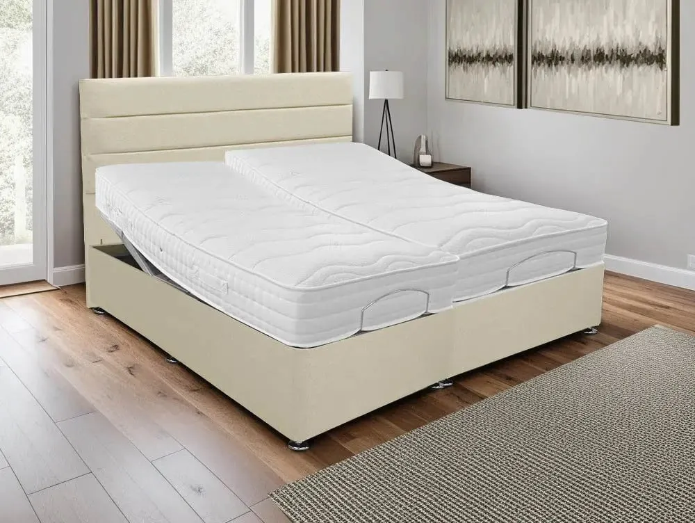 Willow & Eve Willow & Eve Latex Pocket 2000 Electric Adjustable 6ft Super King Size Bed (2 x 3ft)