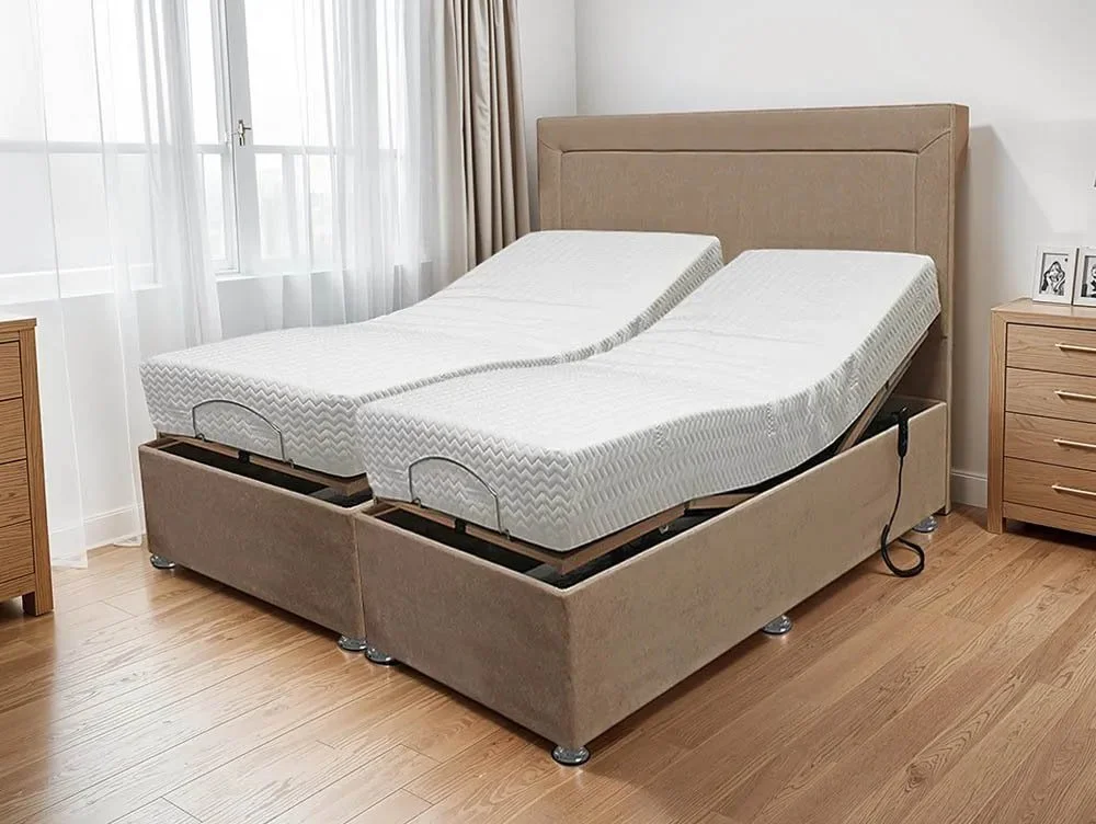 Komfi Komfi PureProfile True Air Electric Adjustable 5ft King Size Bed (2 x 2ft6)