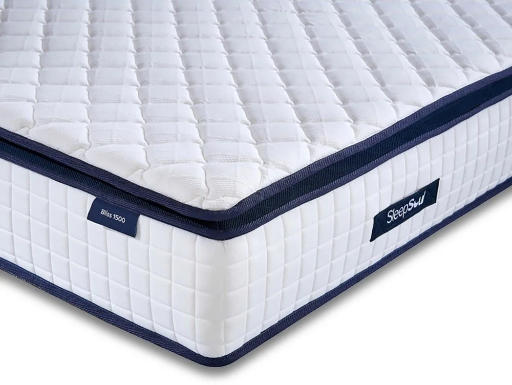 SleepSoul SleepSoul Bliss Memory Pocket 1500 Pillowtop 4ft6 Double Mattress in a Box