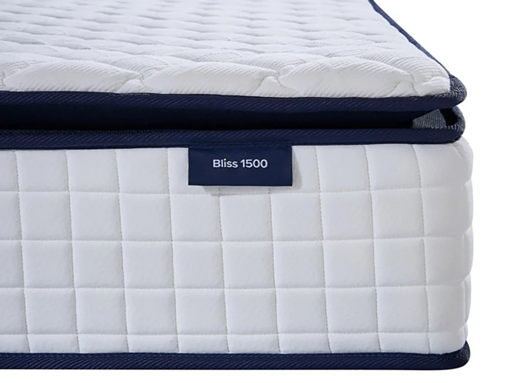 SleepSoul SleepSoul Bliss Memory Pocket 1500 Pillowtop 4ft6 Double Mattress in a Box