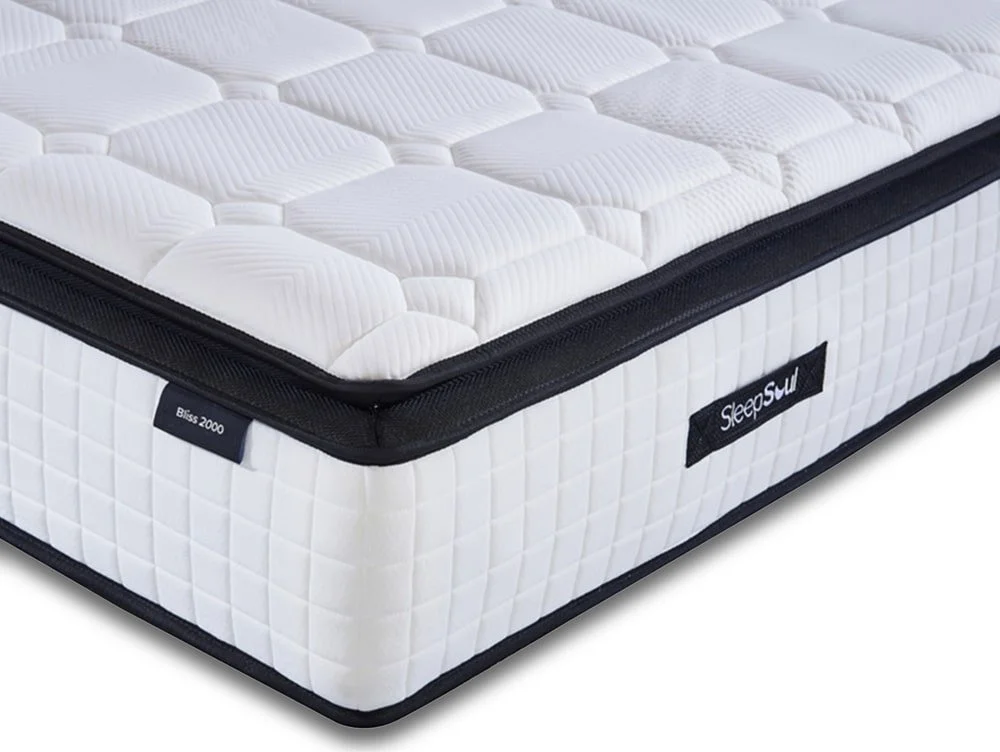 SleepSoul SleepSoul Bliss Memory Pocket 2000 Pillowtop 4ft6 Double Mattress in a Box