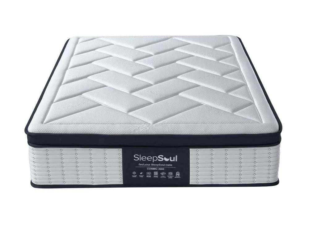 SleepSoul SleepSoul Cosmic Coolgel Pocket 3000 Pillowtop 6ft Super King Size Mattress in a Box