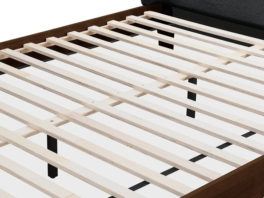 Birlea Furniture & Beds Birlea Halfden Grey Fabric Bed Frame