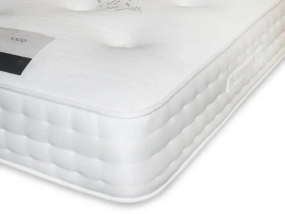 Willow & Eve Clearance - Willow & Eve Luxury Cloud Pocket 1000 Electric Adjustable 3ft Single Bed with Massage Unit in Venice Cream Fabric