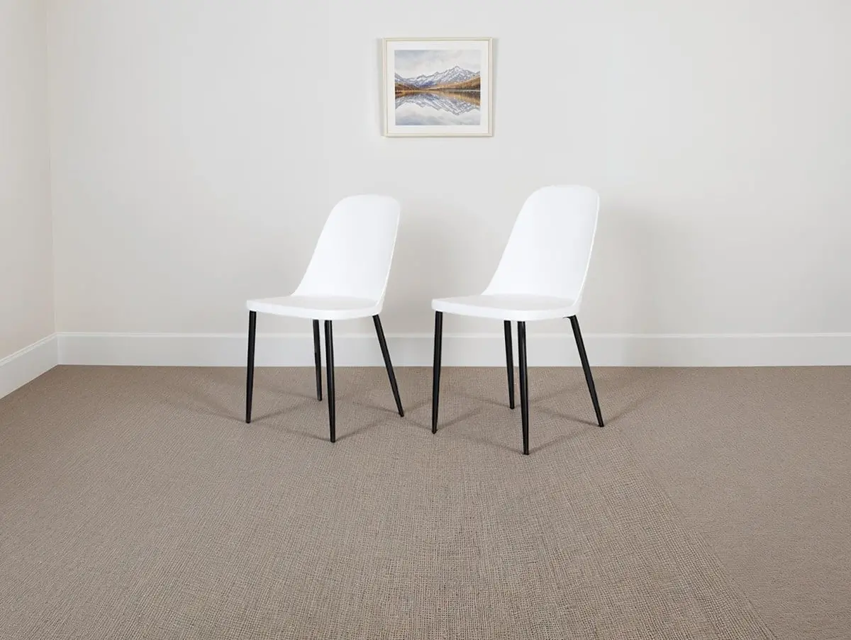 Core Products Core Aspen Duo Chair Set of 2 White Plastic Seats